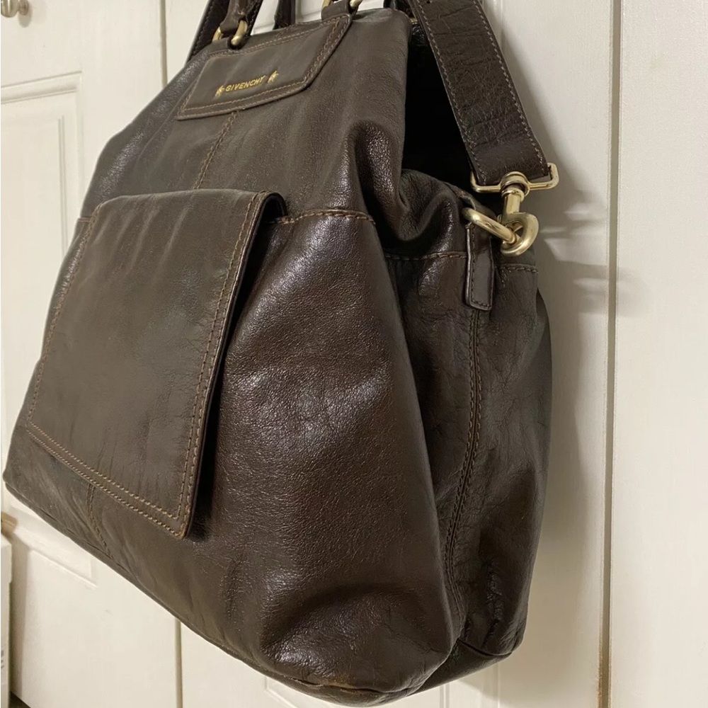 Authentic Givenchy Buggatti Medium Brown Tote Bag - image 8